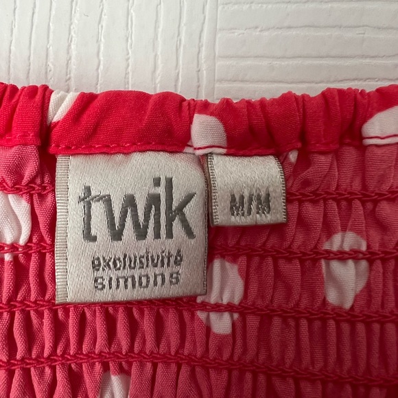 Red polka dot dress with zipper - Picture 3 of 4